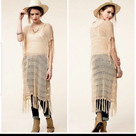 Tassell Boho Sweater - **ONLY 1 SMALL LEFT!!*** - Picture 2 of 3